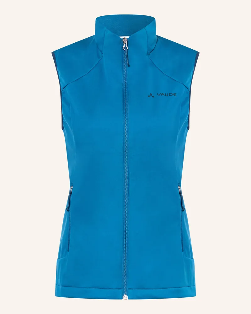 Vaude Softshell-Weste Everhike blau Blau