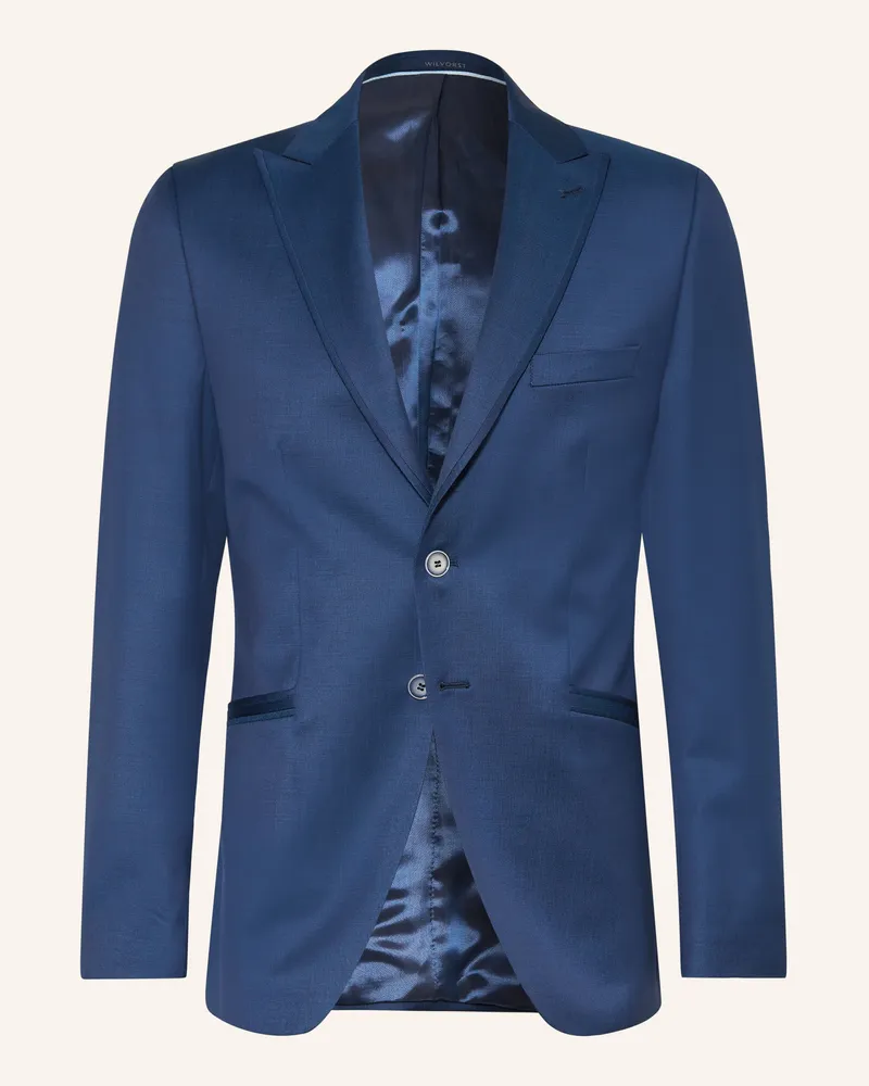 Wilvorst Anzugsakko Extra Slim Fit blau 032