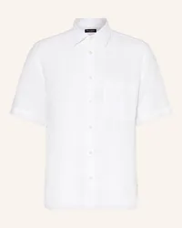 Marc O'Polo Kurzarm-Hemd Regular Fit aus Leinen Weiss