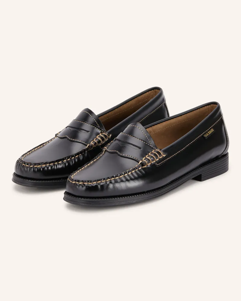 G.H. Bass & Co. Penny-Loafers Easy Weejun schwarz Schwarz