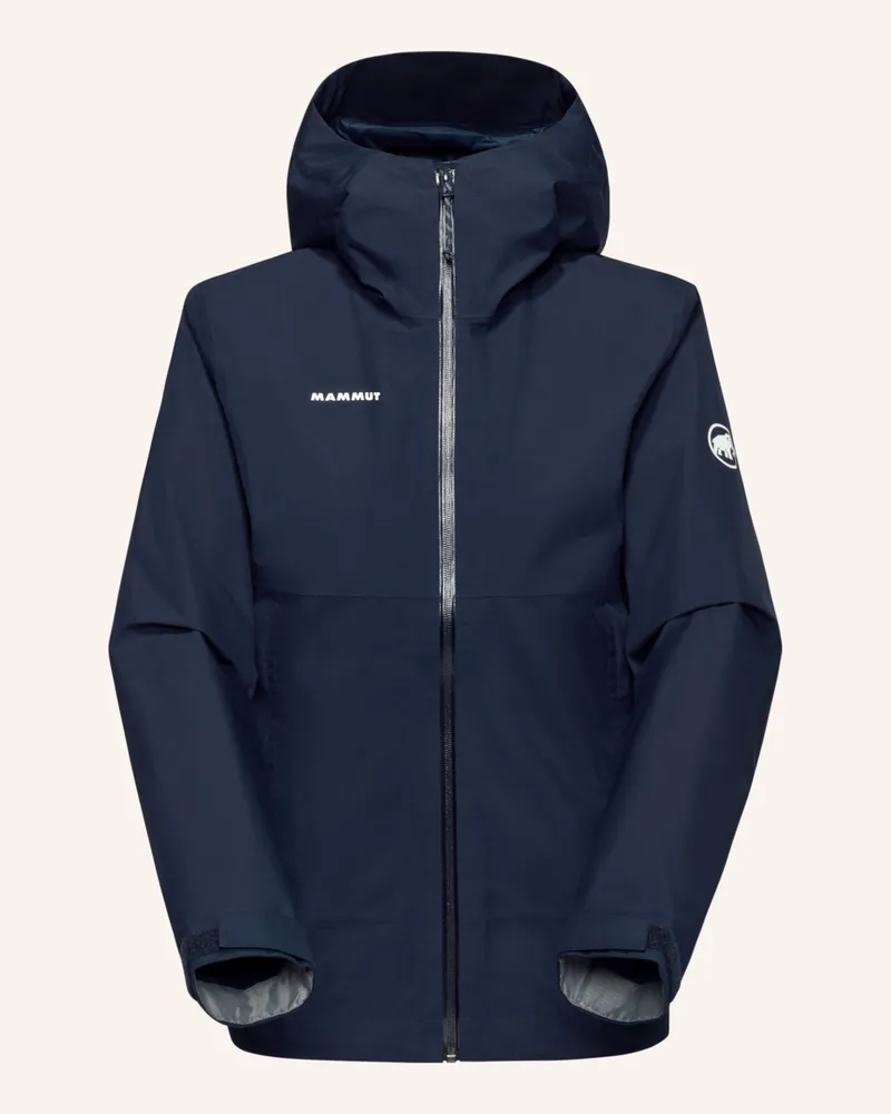 Mammut Hardshelljacke Treeline Hs Mit Kapuze blau Blau
