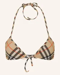 Burberry Triangel-Bikini-Top Beige