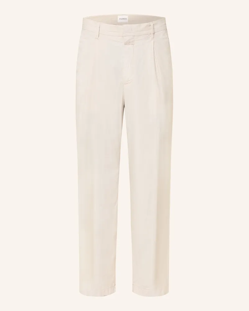 Closed Hose BLOMBERG WIDE Relaxed Fit Beige