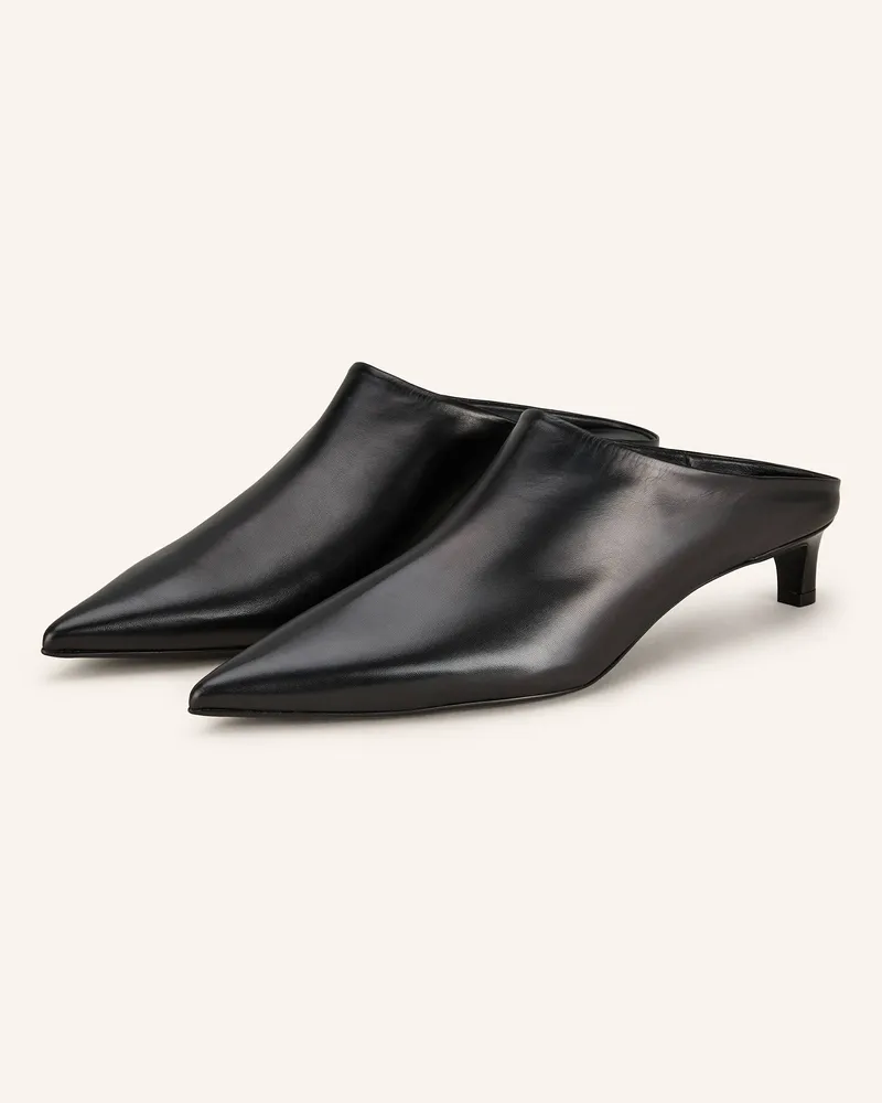 Jil Sander Mules schwarz Schwarz