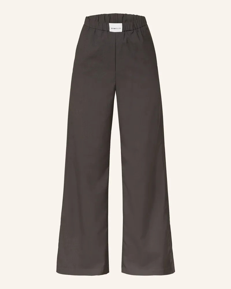 Elias Rumelis Marlenehose Pelia schwarz Dunkelbraun