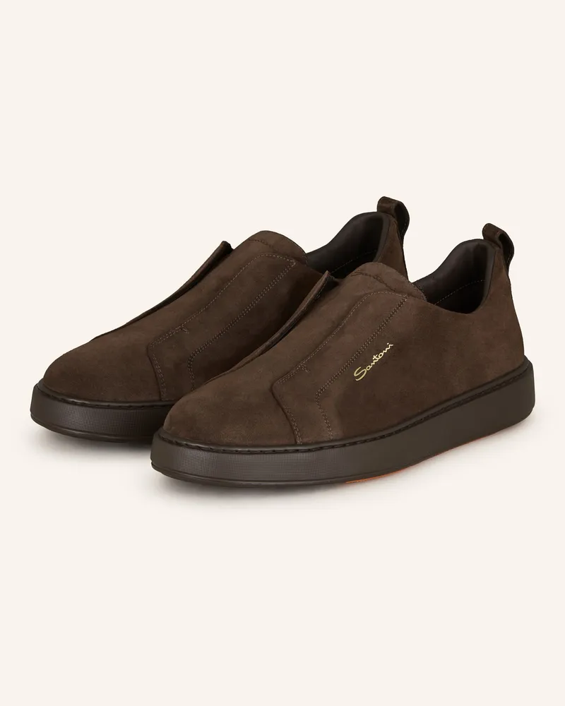 Santoni Sneaker VICTORY Dunkelbraun