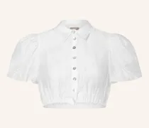 Dirndlbluse weiss