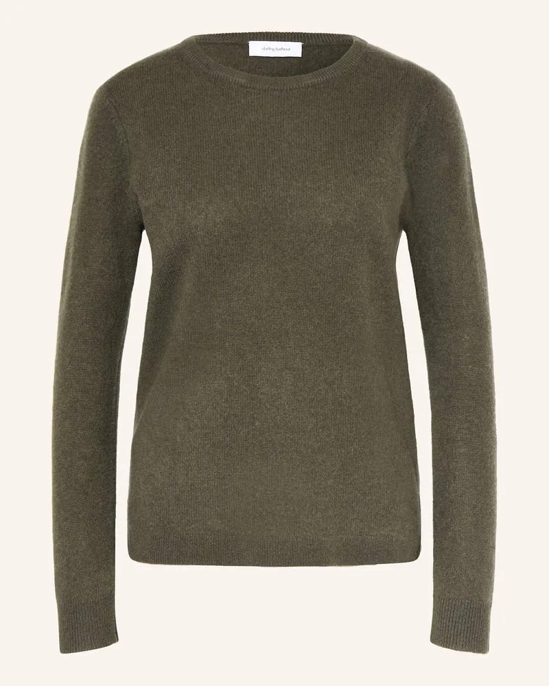 Darling Harbour Cashmere-Pullover Dunkeloliv