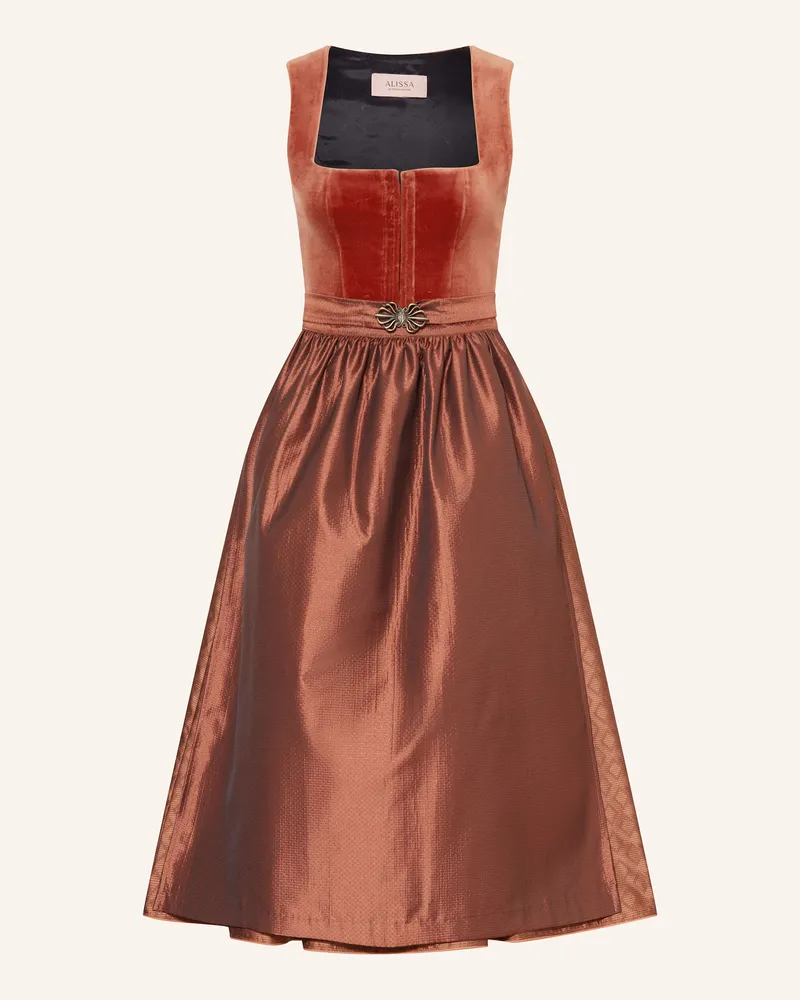KINGA MATHE Dirndl Lumi orange Cognac