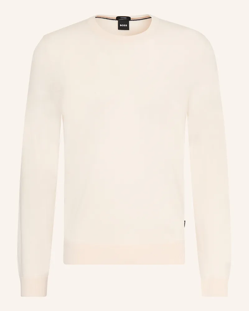 HUGO BOSS Cashmere-Pullover EMIGLIORE Ecru