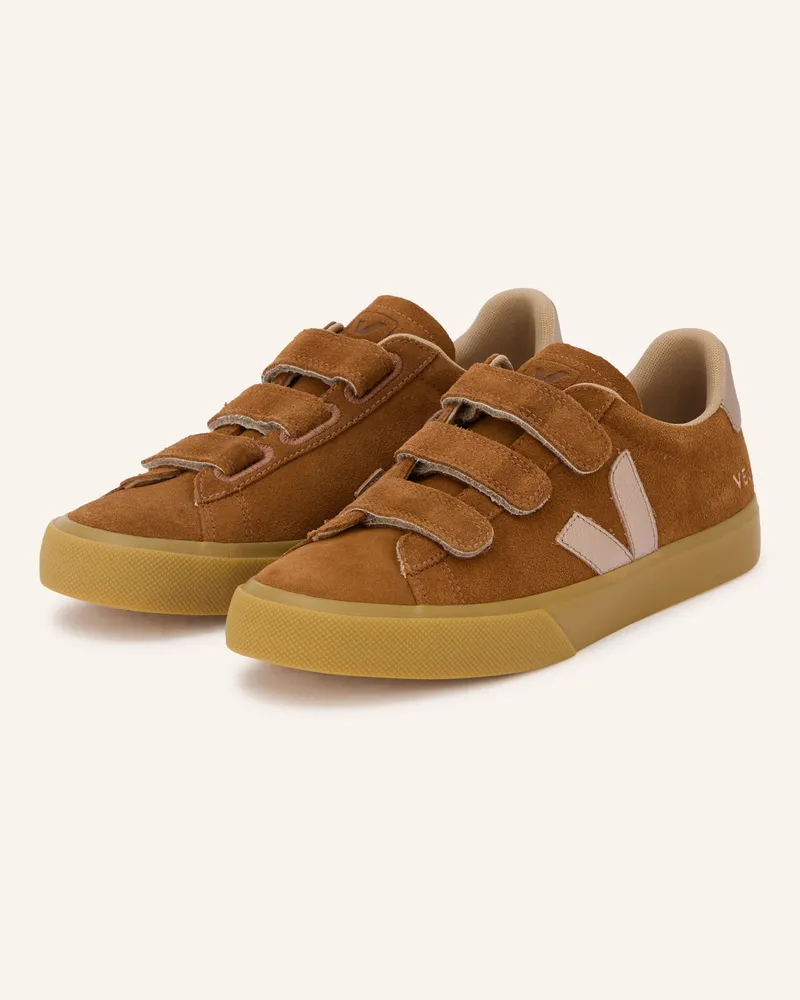 VEJA Sneaker Recife Logo braun Cognac