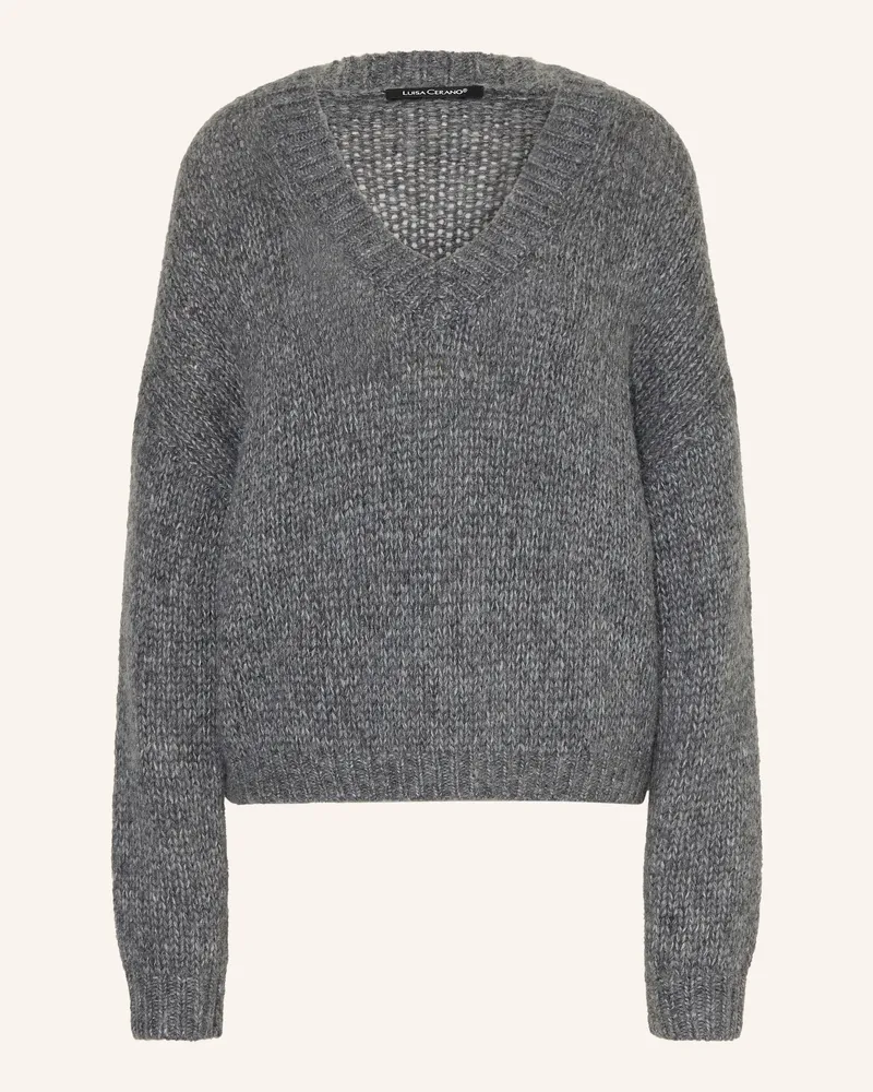 Luisa Cerano Pullover Mit Alpaka grau Grau