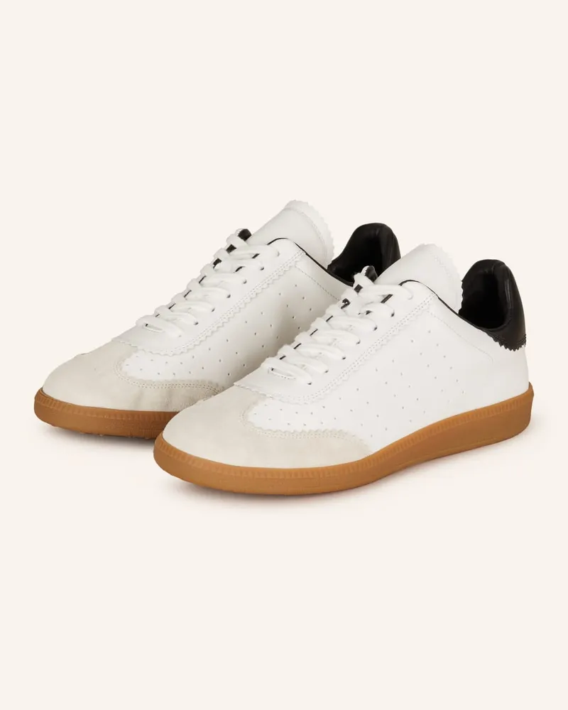 Isabel Marant Sneaker BRYCE-GA - WEISS/ SCHWARZ/ CREME Weiss