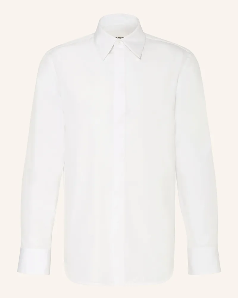 Jil Sander Hemd Comfort Fit weiss Weiss