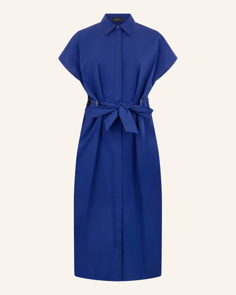 Apart Midi Kleid blau Dunkelblau