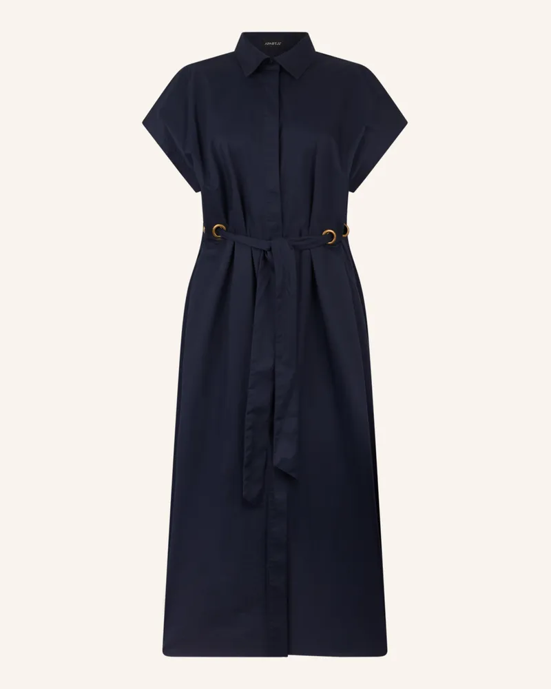 Apart Midi Kleid blau Dunkelblau