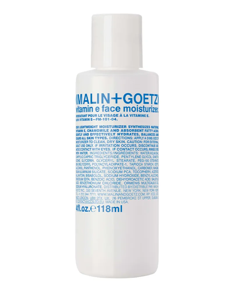 Malin+Goetz VITAMIN E FACE MOISTURIZER 118 ml, 457.63 € / 1 l 