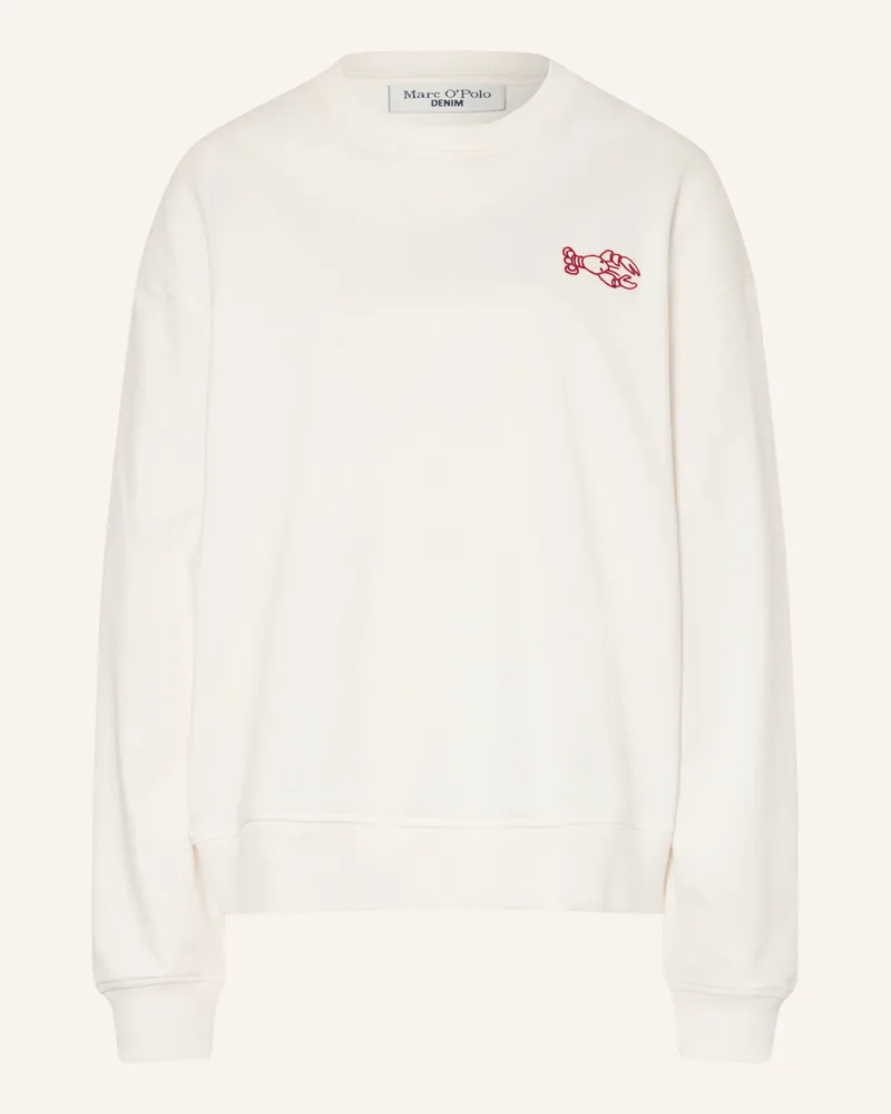 Marc O'Polo Sweatshirt weiss Weiss
