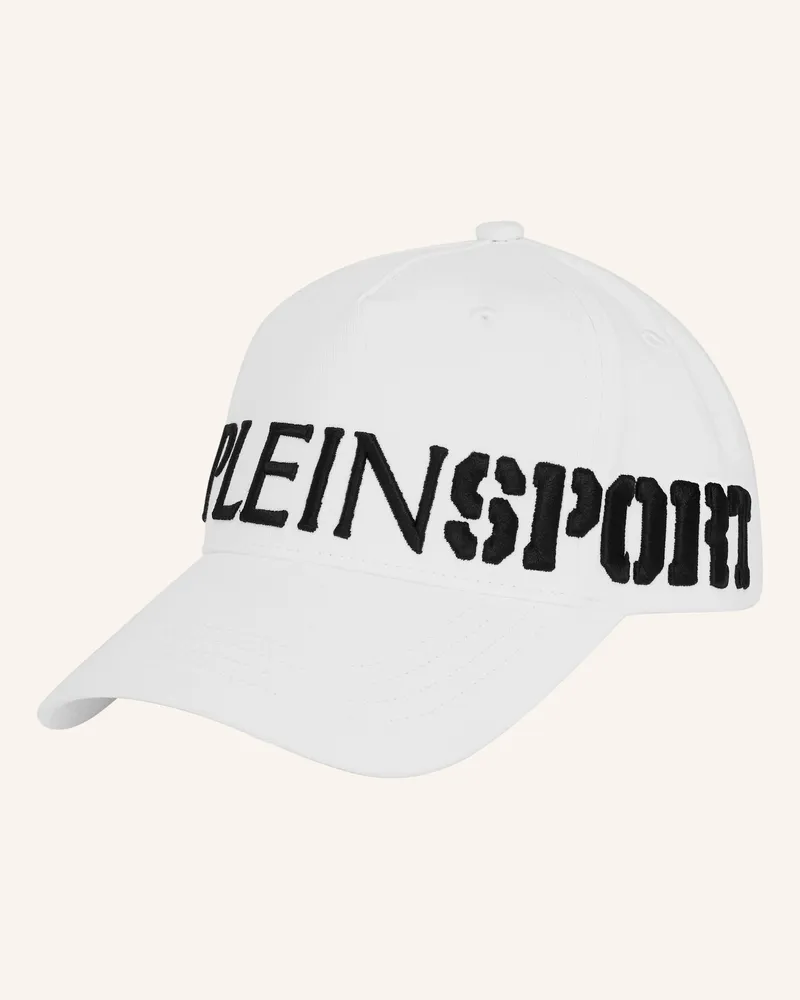 Philipp Plein Plein Sport Baseball Cap Ps weiss Schwarz
