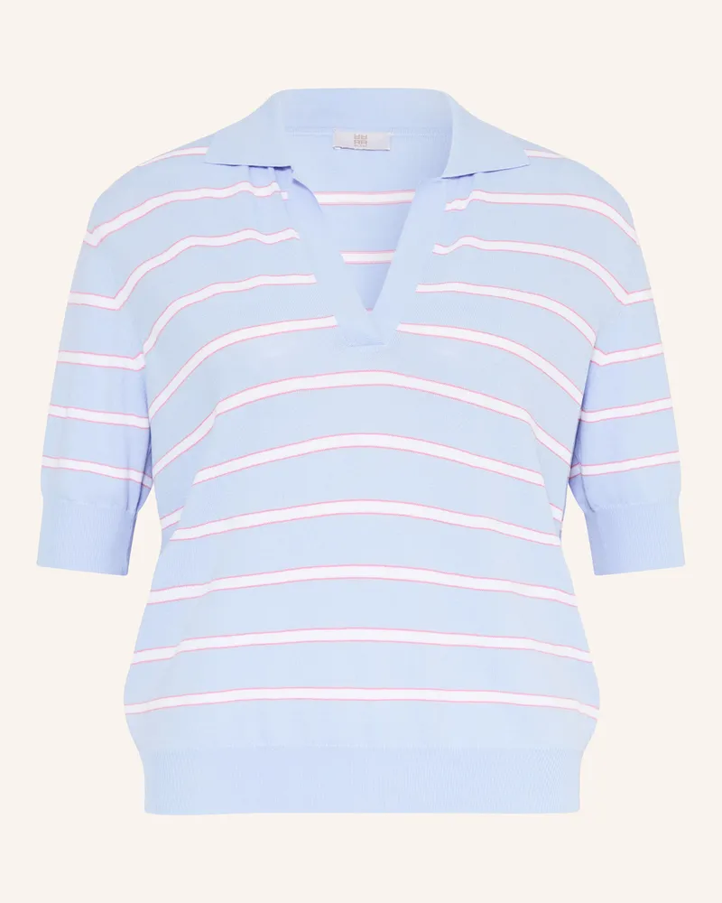 Riani Strick-Poloshirt Hellblau