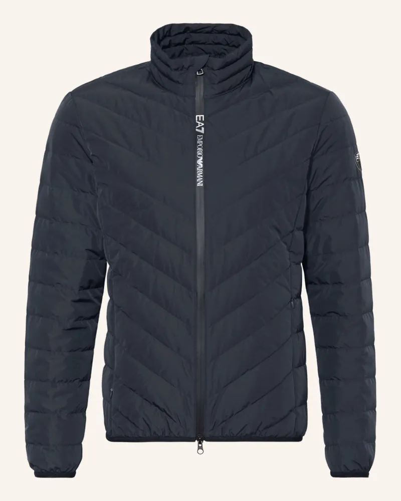 EA7 Lightweight-Daunenjacke blau Dunkelblau