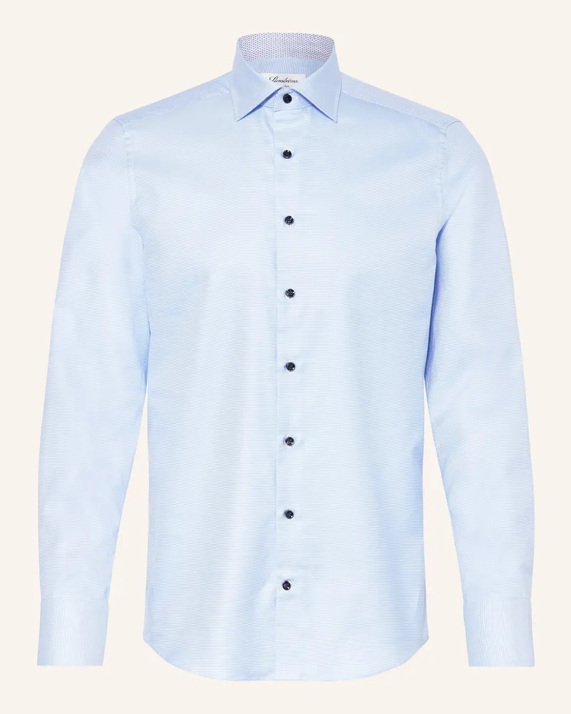 Stenströms Hemd Slimline Fit blau Hellblau