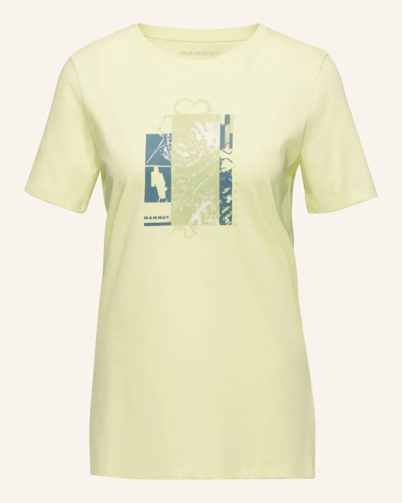 Mammut T-Shirt MAMMUT CORE ALPINE FLOWER Gelb