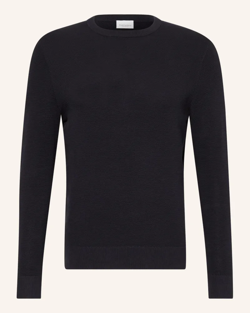 Profuomo Pullover blau Dunkelblau