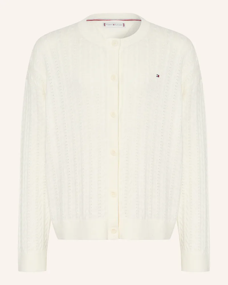 Tommy Hilfiger Strickjacke Creme
