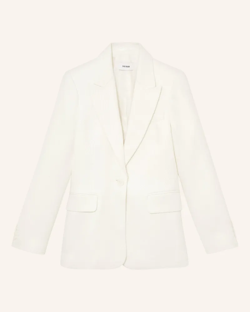 Reiss Blazer Alyx Mit Leinen weiss Weiss