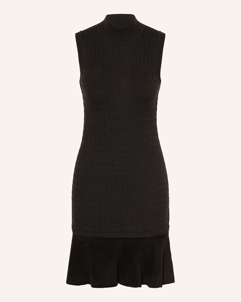 Claudie Pierlot Strickkleid schwarz Schwarz