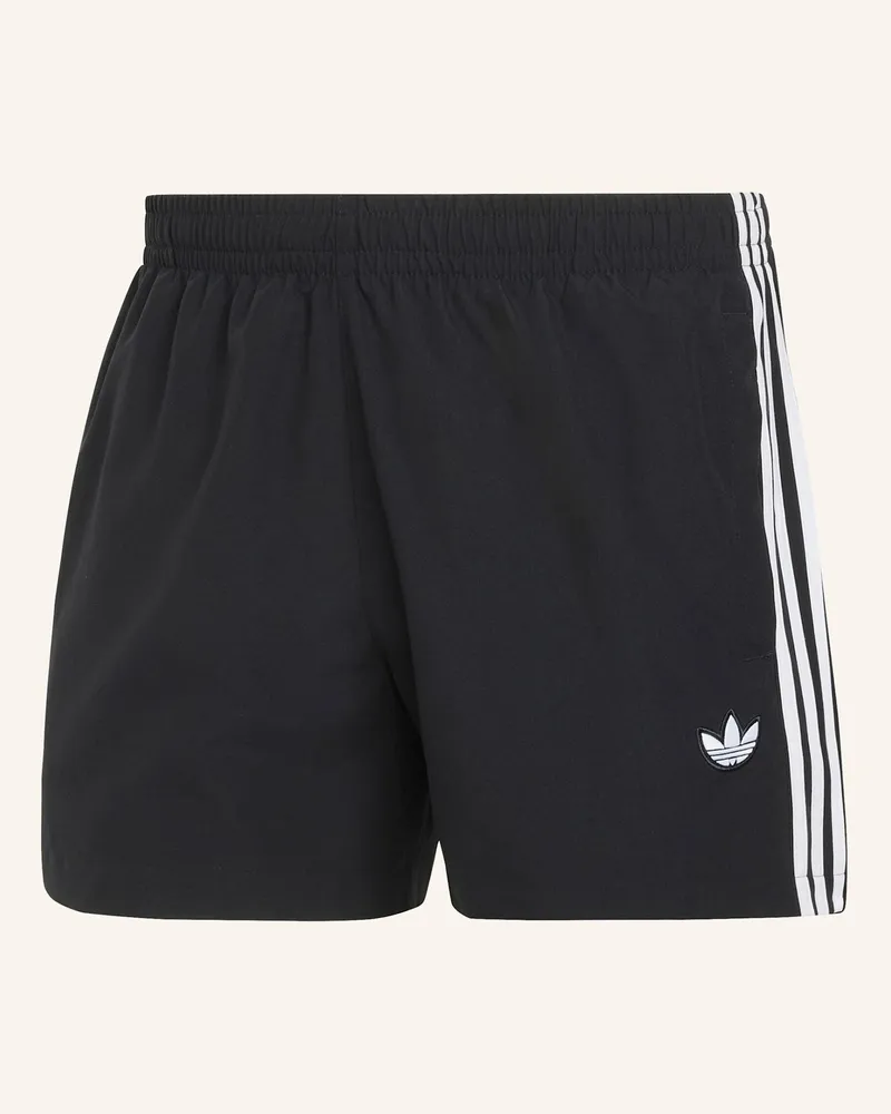 adidas 3-Streifen Badeshorts schwarz Schwarz