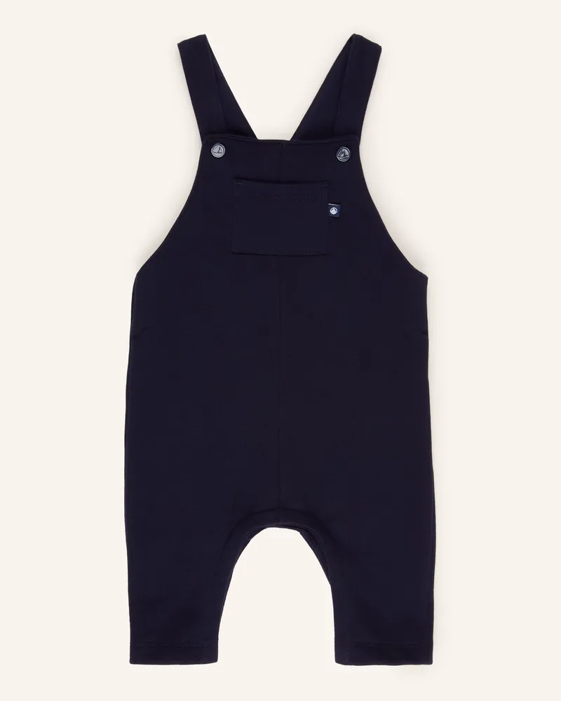 Petit Bateau Latzhose Aus Jersey blau Dunkelblau