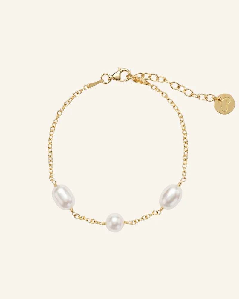 POMPIDOU Armbänder Adelina Pearl By Glambou gold Gold