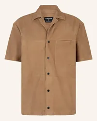 Strellson Leder-Shirt INDIO Beige