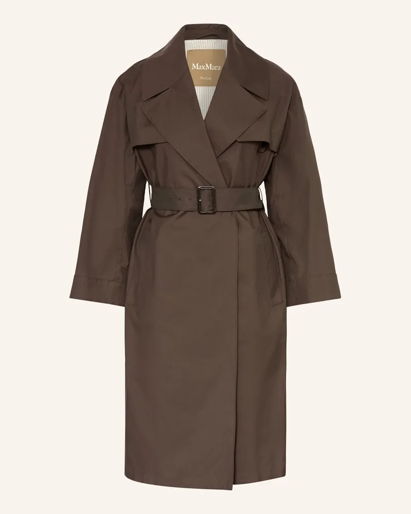 Max Mara Trenchcoat Amour braun Dunkelbraun