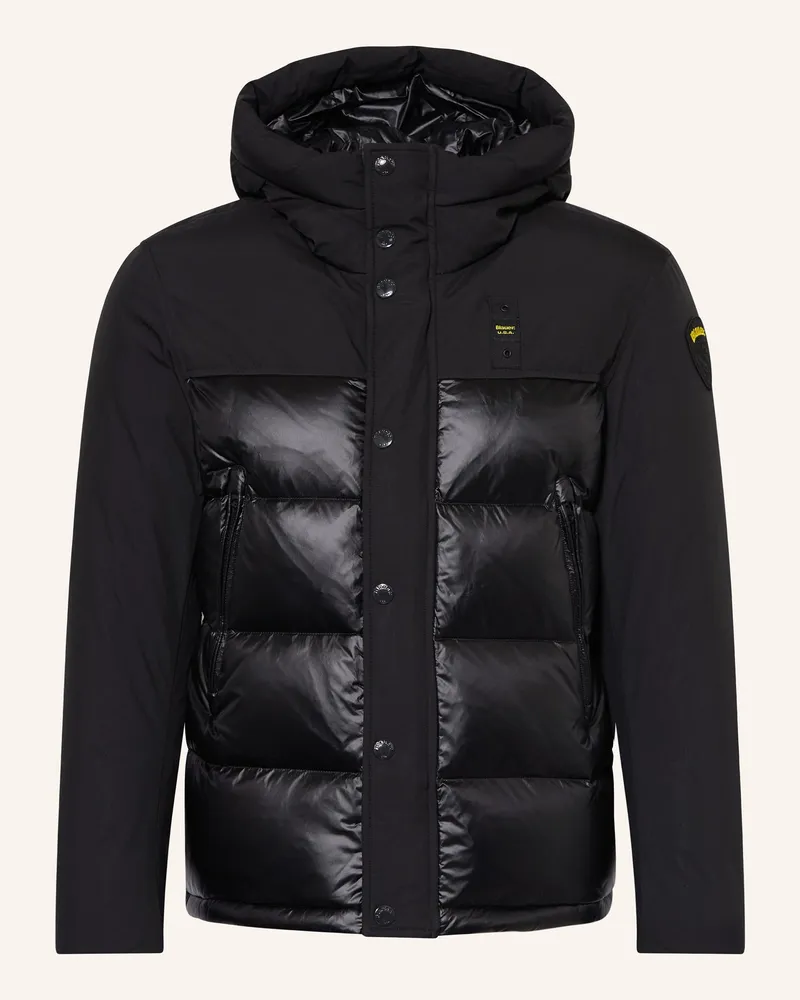 Blauer Daunenjacke BROOK Schwarz