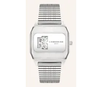 Armbanduhr  aus  Edelstahl