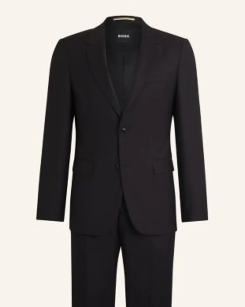 HUGO BOSS Business Anzug H-HOUSTON-2PCS-252 Slim Fit Dunkelrot