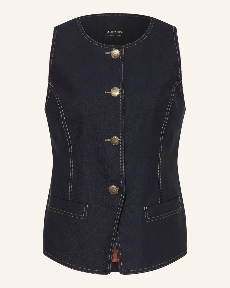 Marc Cain Weste In Jeansoptik blau 394