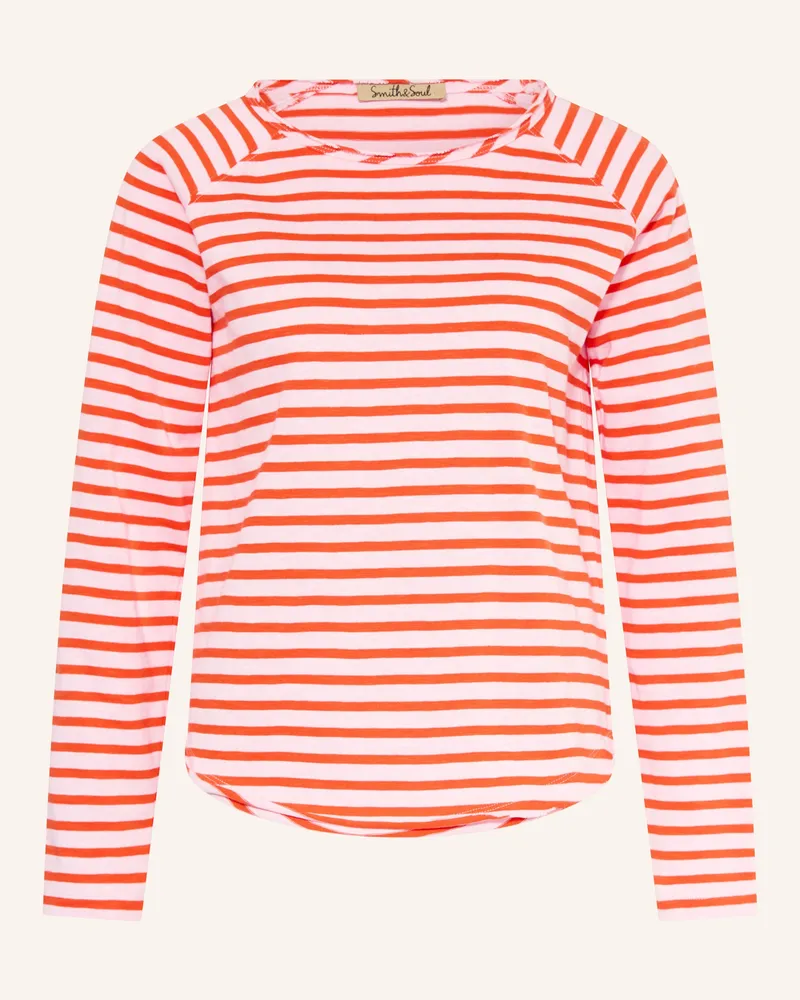 Smith & Soul Longsleeve orange Rot