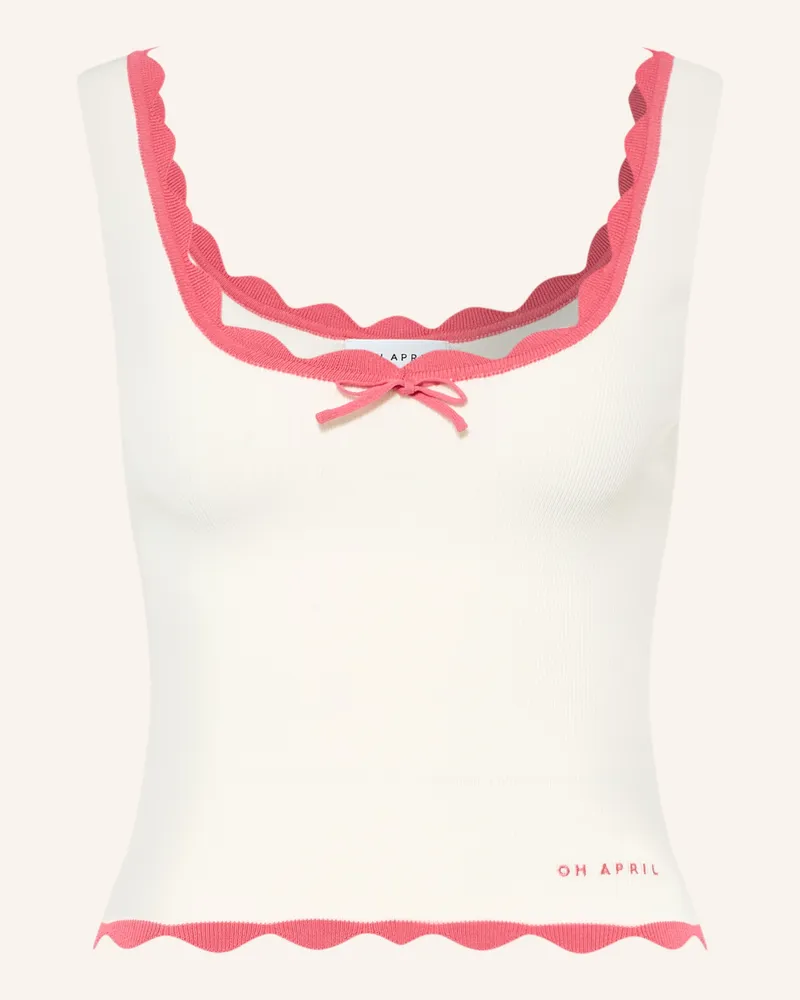 OH APRIL Top Anele weiss Weiss