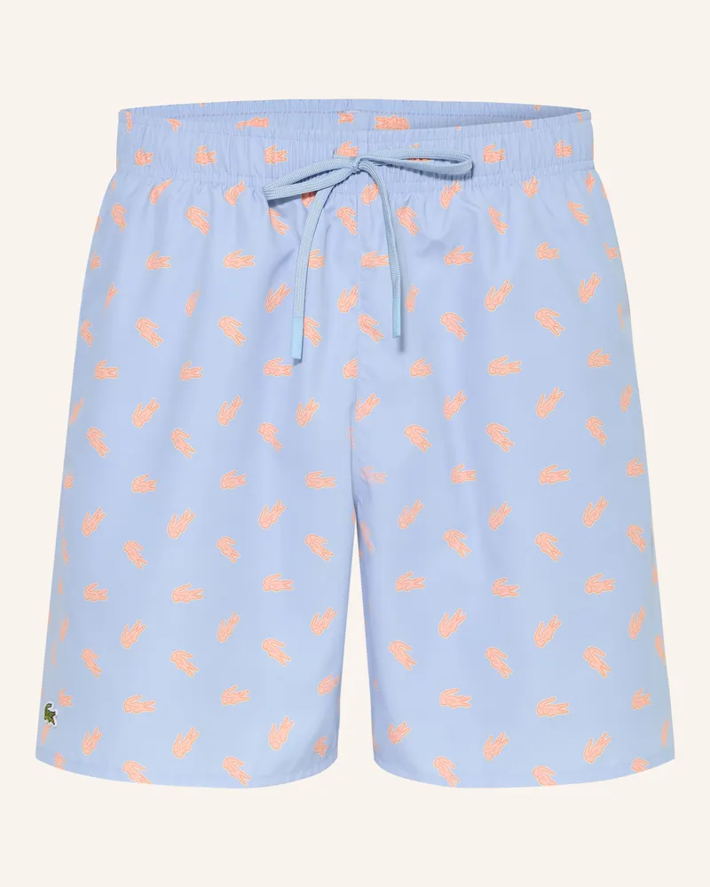 Lacoste Badeshorts blau Hellblau