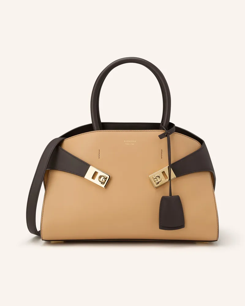 Ferragamo Handtasche Hug braun Dunkelbraun