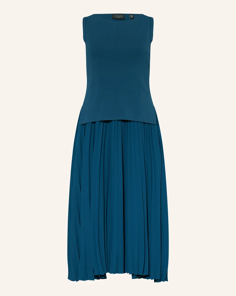 Ted Baker Set Leeyama: Kleid Und Stricktop blau Petrol