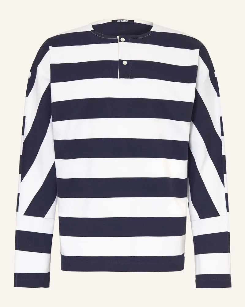 Jacquemus Henley-Shirt Le Tshirt Mariniere Ml blau Dunkelblau