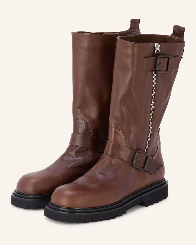 POMME D'OR Biker Boots Beth braun Braun