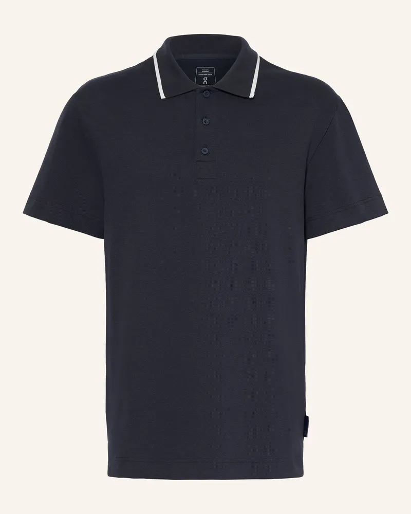 ON Piqué-Poloshirt Courtside blau Dunkelblau