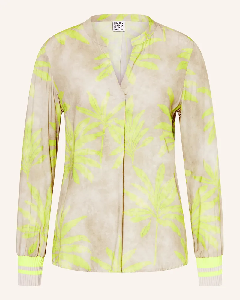 Emily van den Bergh Blusenshirt beige Hellgrau