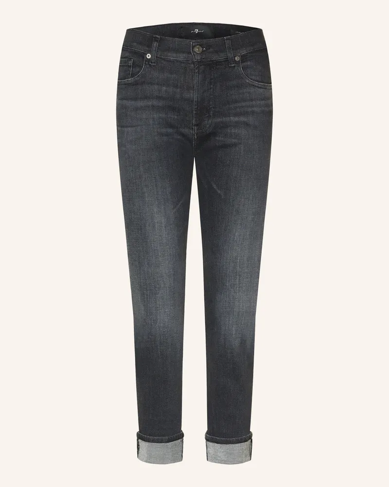 7 for all mankind Skinny Jeans Relaxed Skinny schwarz 45o